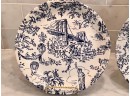 Blue And White Tiffany And Company Plates - New York Toile 1994