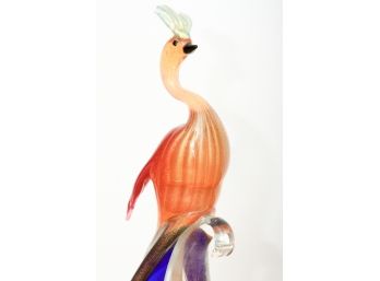 Murano Peacock - Signed