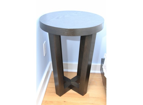 Modern Dark Wood Side Table