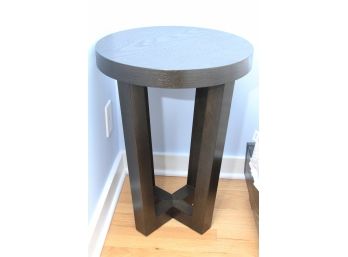Modern Dark Wood Side Table