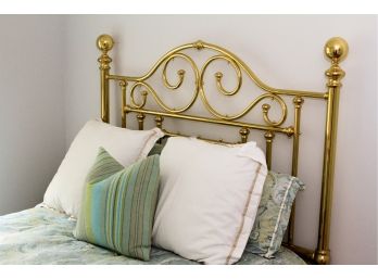 Lovely Brass Queen Bed