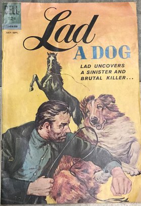 Vintage 'LAD A DOG' A Dell Comic Book, July-Sept. 1962