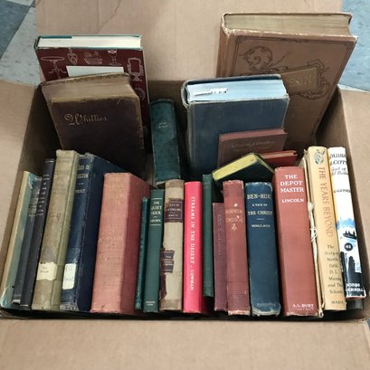Lot Of 26 Books And Publications Many From The Late 1880's And Newer