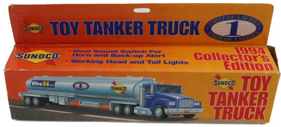 1994 Sunoco Toy Tanker Truck In Original Box