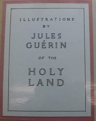 Book Of Illustrations By Jules Guerin - Listed Artist - Illustrations From The Book 'The Holy Land' 1910