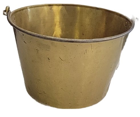 Brass Bucket Mfd By Ansonia Brass Co - Patent Date Dec 16 185X (Last Digit Unreadable)