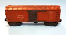 Three Lionel 0/027 Operating Cars - 3356 - Horse Car -3656 - Cattle Car -159000 - Operating Boxcar