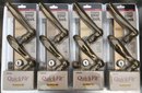 4 Sets NEW IN PACKAGING Larson Quick Fit Brass Handle Sets, Unopened