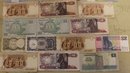 Lot Of Foreign Paper Currency - Egypt - Brasil - Philippines -singapore
