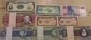 Lot Of Foreign Paper Currency - Egypt - Brasil - Philippines -singapore