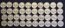 Roll Of 40 Buffalo Nickels - Mixed Dates 1920's & 1930's - All P Mint - All Full Date - All Circulated