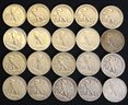 Roll Of 20 Mixed Date Silver Walking Liberty Half Dollars
