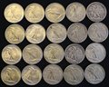 Roll Of 1942-P Walking Liberty Silver Half Dollars - Better Than Average Circulated