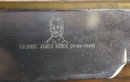 'Bowie Knife' On Plaque - Marked 'carvel Hall Stainless Steel'