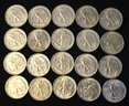 Roll Of 1942 Walking Liberty Silver Half Dollars - Average Higher Grade