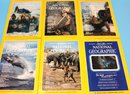 National Geographic Magazine, Full Year 1984 In Two Leather Bound Slip Covers