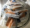 22 New Unopened Bags Of 12 Pcs, Pilaster Nails & Shelf Clips