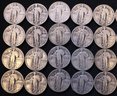 Roll Of 40 Silver United States Standing Liberty Quarters - All With Full Dates