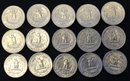 Roll Of 40 1942-P Washington Silver Quarters - Average Circulated - Some Are Higher Grade