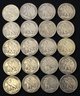 Roll Of 20 1938-P US Silver Walking Liberty Half Dollars - Circulated