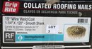 New Full Box Grip Rite Collated Roofing Nails For Nail Gun, 15' Wire Weld Coil, 1-1/4' X .120' - Smooth Shank