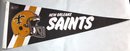 Three NFL Team Pennants - Seahawks - Saints - Vikings