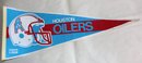 Three NFL Pennants - Chiefs/packers/oilers
