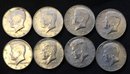 Group Of 25 Assorted Silver United States Half Dollars (8 Are 40 Silver Kennedys)