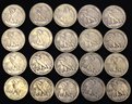 Roll Of 20 Assorted Date Silver Walking Liberty Half Dollars