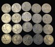 Roll Of 20 1942-P Silver Walking Liberty Half Dollars - High Condition Circulated Roll