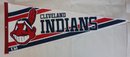 Two MLB Pennants - Detroit Tigers & Cleveland Indians