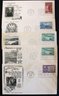 20 Postal First Day Covers From The 1950's - Some Have 4 Stamp Plate Block