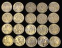 Roll Of 20 1941-P Liberty Walking Silver Half Dollars - Circulated - Some Are Higher Grades