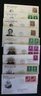 35 First Day Covers Of Famous Americans - All Postmarked 1940