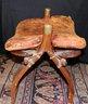 Vintage Camel Saddle, Makes A Great Footstool
