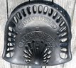Cast Iron Buckeye/worcester Tractor Seat With Brackets