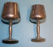 Lot Of 18 Pewter Goblets - Two Sizes - 11 - 5'H X 2'D & 6 - 6'H X 2.5' D