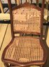 Antique Diminutive Walnut Ladies Cane Back & Seat Rocking Chair, 18' X 29.5' X 36'H, Nice Condition