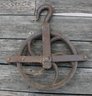 Antique Pulley 18'H X 16'W
