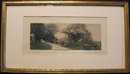 Framed Fred Thompson Hand Colored Photo - Signed - Titled:  'The Way Home'
