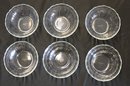 Six Glass Bowls Marked 'ARCOROC FRANCE'