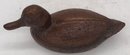 Vintage Carved Duck Decoy By Cas-carve Coal And Wood Reproductions, Heavy, 9.5' X 4.5' X 4.5'H