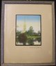 Two Framed And Signed Wallace Nutting Hand Colored Photographs