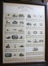 Framed Lithograph: 'The Musical Alphabet' By Mrs. T. Welsh