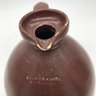 LG Antique Brown Glazed Pouring Jug, Stamped J. A. C. W. Underwood, Fort Edward New York, 10' Diam. X 13'H