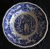 Two English Porcelain Plates - One Is Return Of The Mayflower