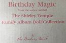 Vintage NIB Shirley Temple Porcelain Doll Birthday Magic From The Danbury Mint, 17'H
