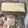 Vintage NIB Shirley Temple Porcelain Doll First Vacation From The Danbury Mint, 17'H