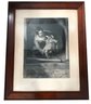 Antique 19thC Etching 'The Dairy Maid' By Sir Edwin Landseer, Framed Under Glass, 29-3/8' X 36'H