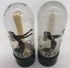 Unusual Art Nouveau Salt & Pepper Shakers In Original Box By B.B. Perfection Specialty Co.